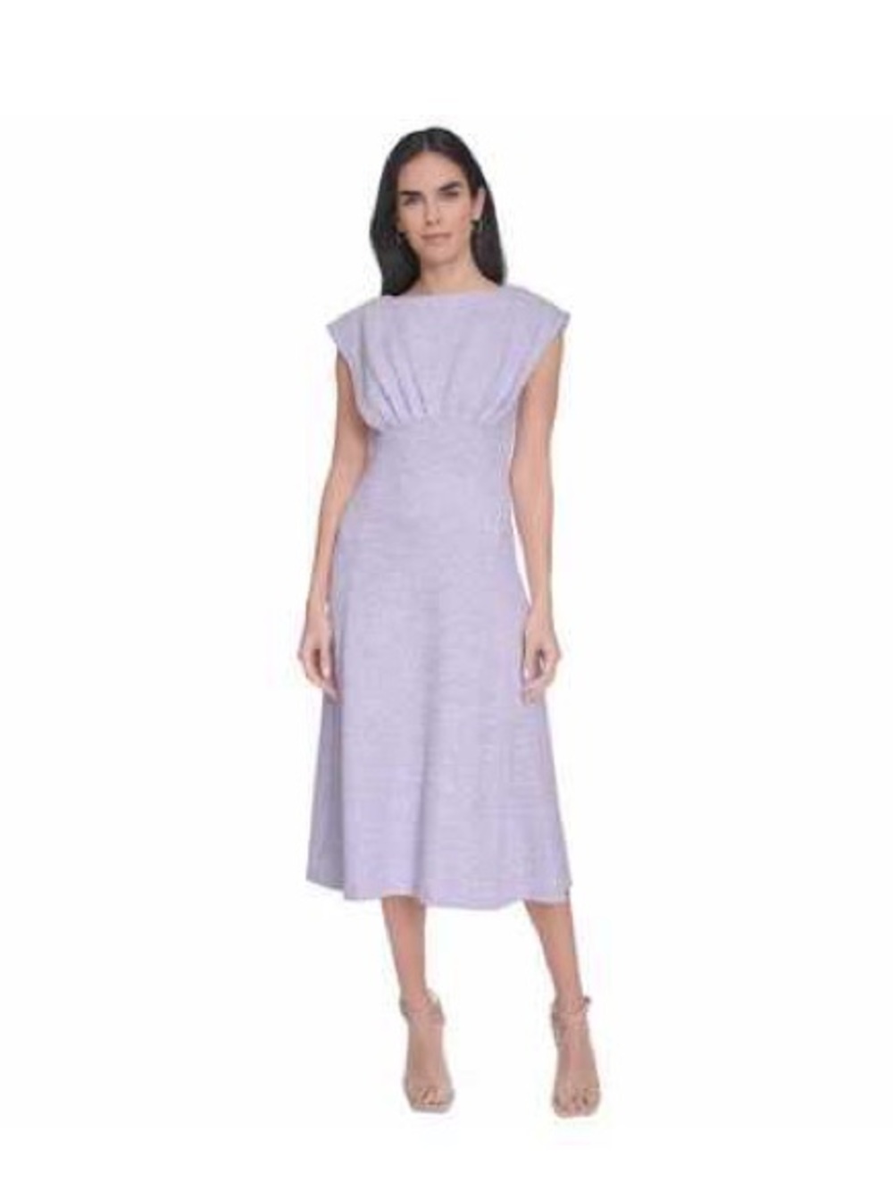 Calvin Klein Lilac Sleeveless Midi Dress